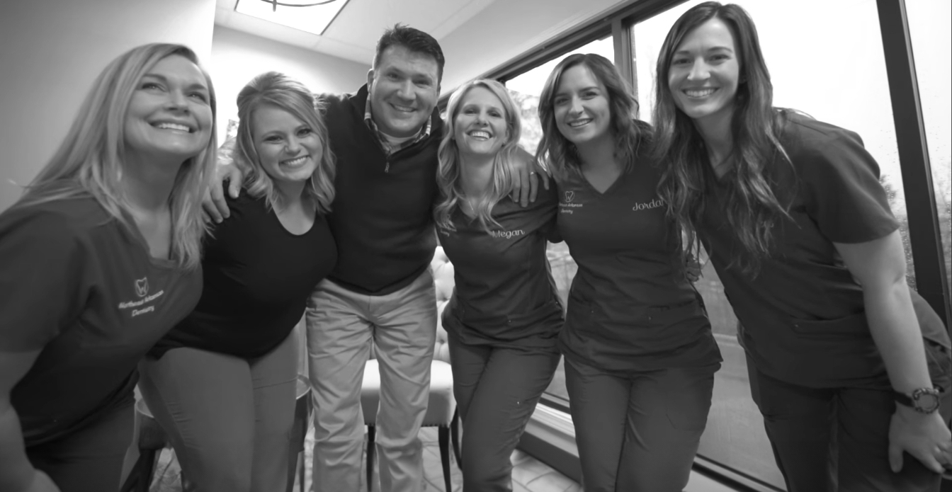 Smiling Jonesboro dentist and team members at Northeast Arkansas Dentistry